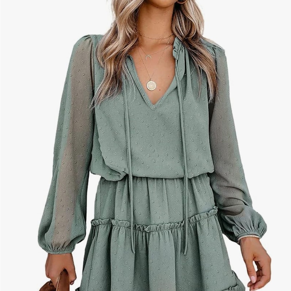 Elegant Green Women's Dress